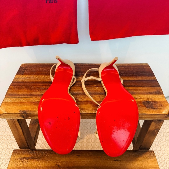 Christian Louboutin Rosalie Leather Sandals - Picture 3 of 5